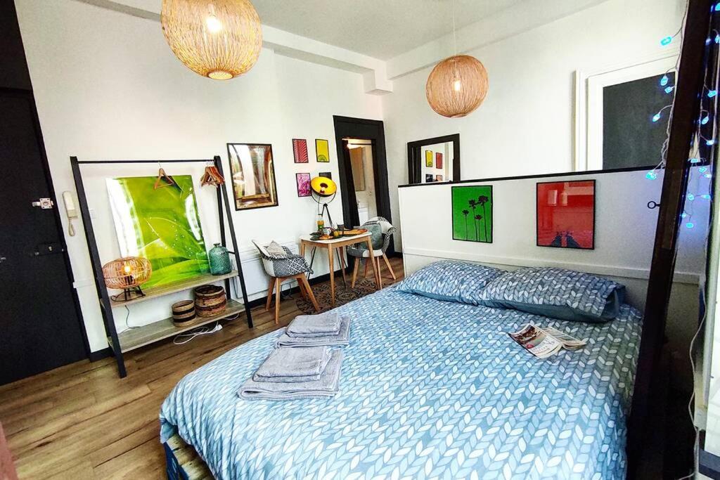 La Galerie - Hypercentre - Atypique - Lit Double Apartment แซงต์-บรีเออ ภายนอก รูปภาพ