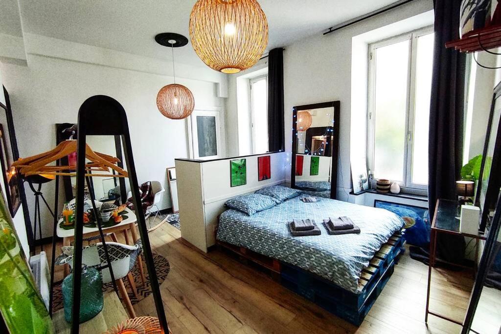La Galerie - Hypercentre - Atypique - Lit Double Apartment แซงต์-บรีเออ ภายนอก รูปภาพ
